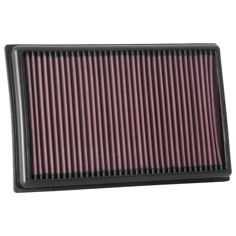Image of K&N Luchtfilter Paneel Replacement Rood Katoen Audi,Seat,Volkswagen