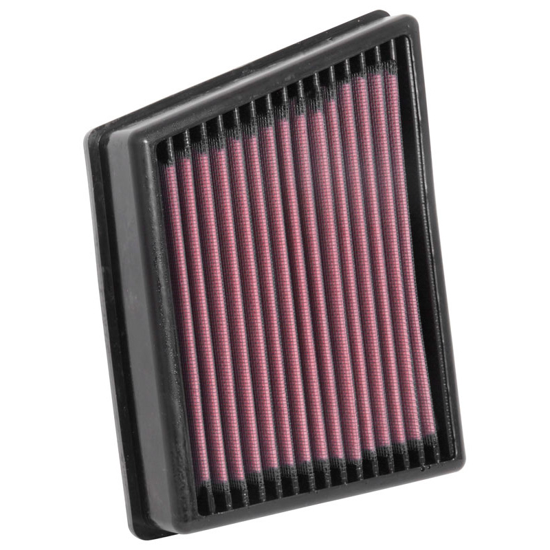 Image of K&N Luchtfilter Paneel Replacement Rood Katoen Ford Fiesta