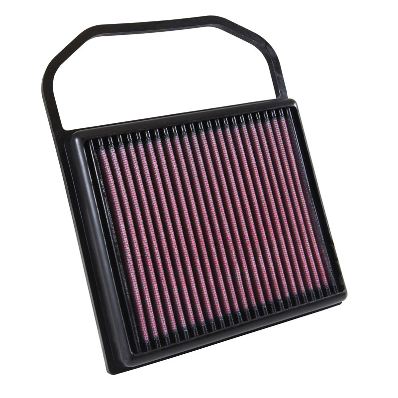 Image of K&N Luchtfilter Paneel Replacement Rood Katoen Mercedes C400,C450,E400