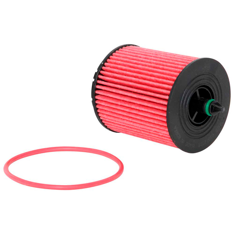 Image of K&N Oliefilter Hoge prestaties Zwart Staal GMC,Chevrolet,Buick