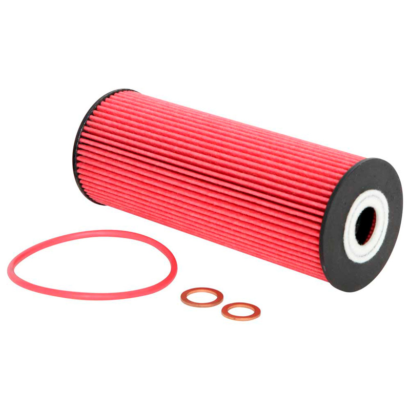 Image of K&N Oliefilter Hoge prestaties Rood Staal Mercedes