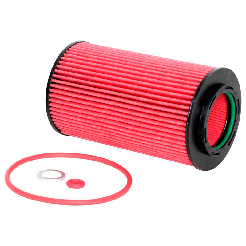 Image of K&N Oliefilter Hoge prestaties Rood Staal Hyundai, Kia