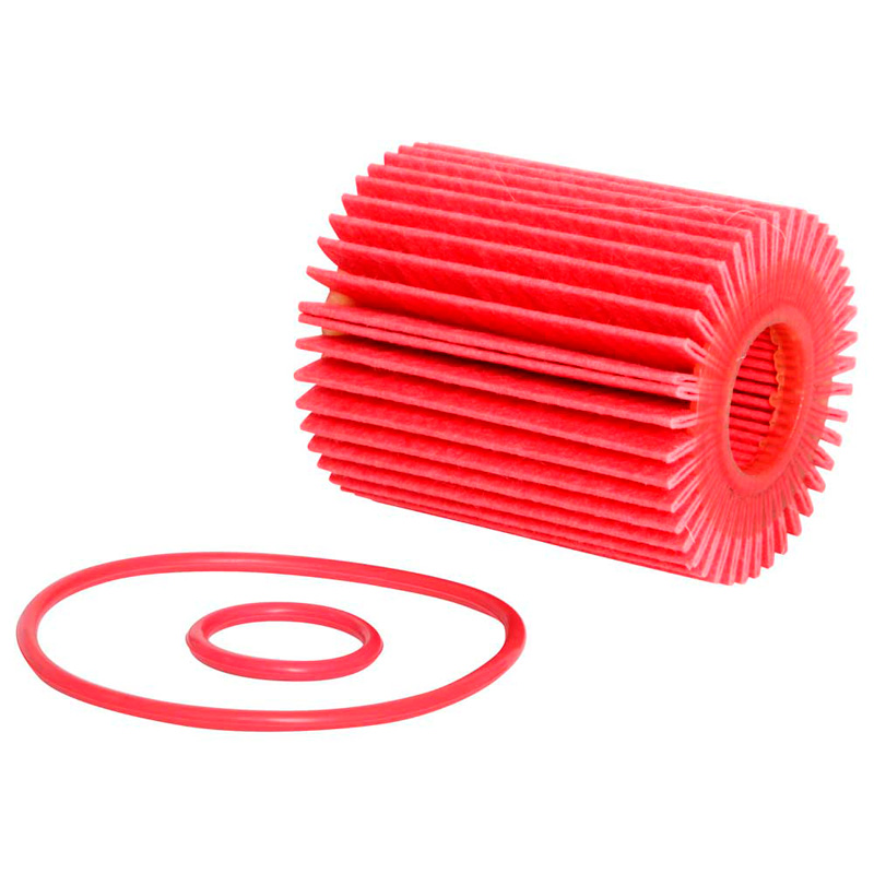 Image of K&N Oliefilter Hoge prestaties Rood Staal Lexus,Toyota