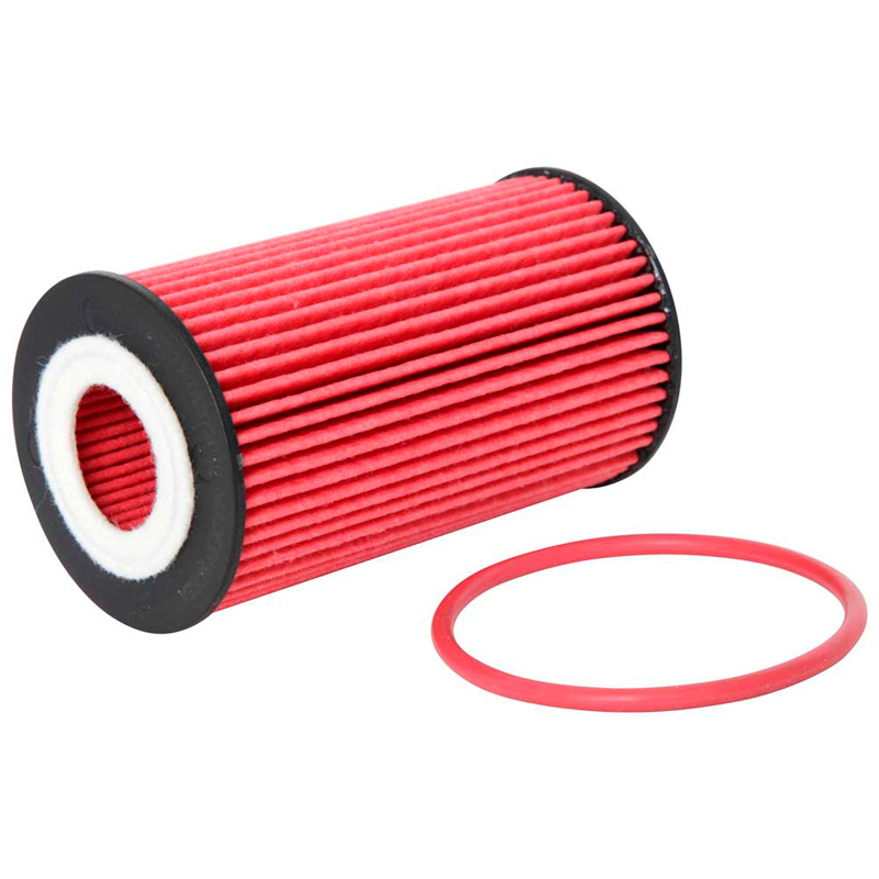 Image of K&N Oliefilter Hoge prestaties Rood Staal Chevrolet,Buick,Pontiac