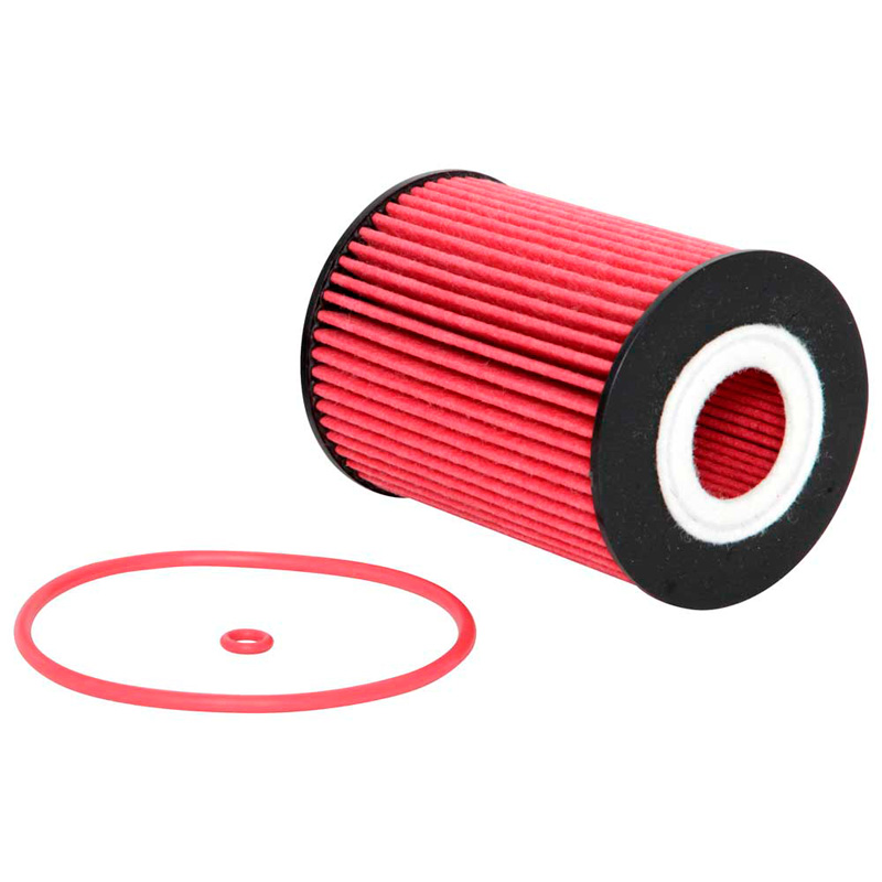 Image of K&N Oliefilter Hoge prestaties Rood Staal Dodge,Jeep,Mercedes
