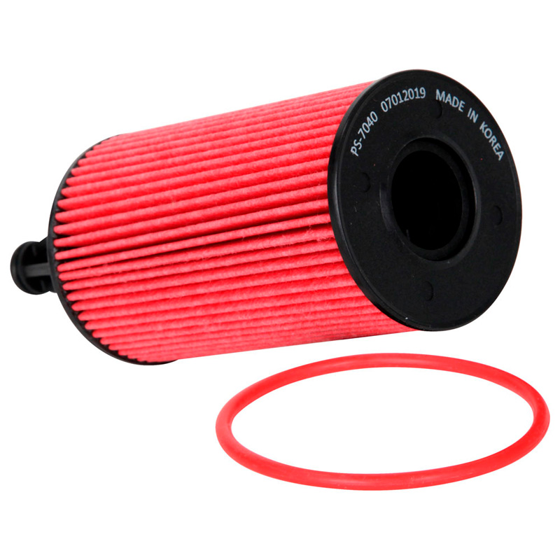Image of K&N Oliefilter Hoge prestaties Rood Staal Mercedes