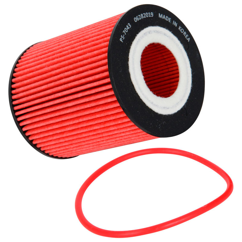 Image of K&N Oliefilter Hoge prestaties Rood Staal Ford