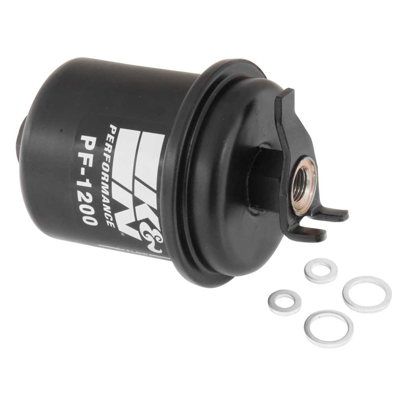 Image of K&N Brandstoffilter Zwart 62mm Staal Honda Civic,Accord,Integra