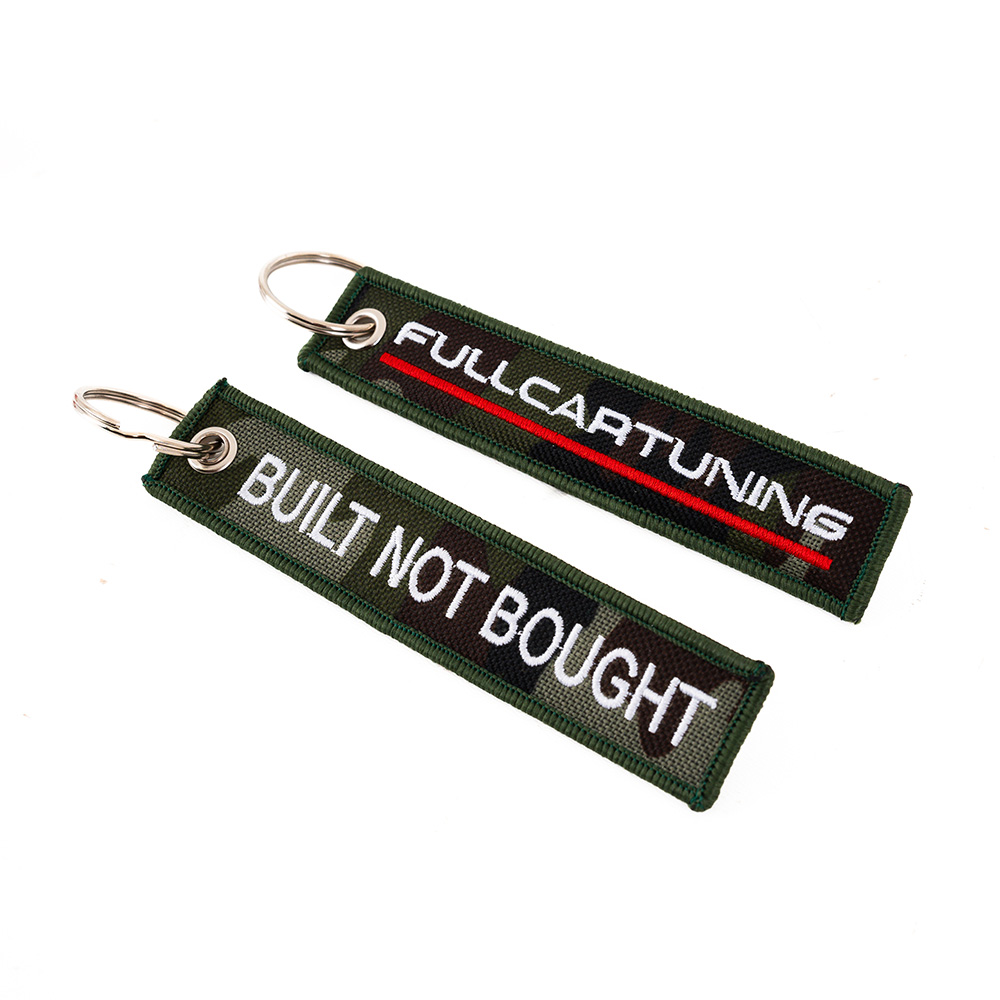 Image of Fullcartuning Sleutelhanger Built Not Bought Groen