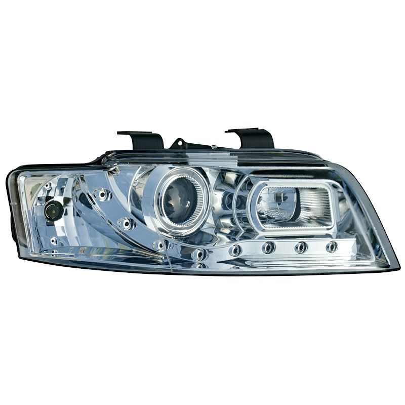 Image of SK-Import Koplampen DRL Chrome Housing Audi A4