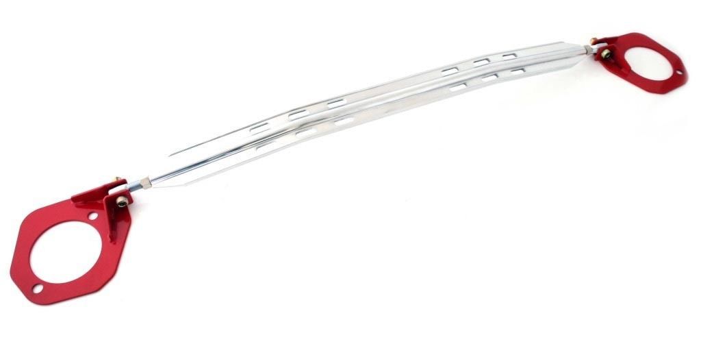 Image of M2 Motorsport Voor Veerpootbrug Gepolijst - Rood Aluminium Nissan Skyline
