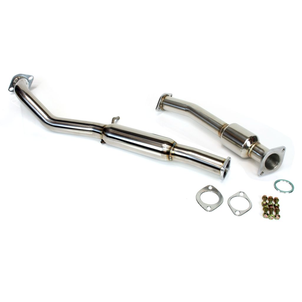 Image of M2 Motorsport Tussendemper Gepolijst 63.5mm Roestvrij Staal Mazda MX-5