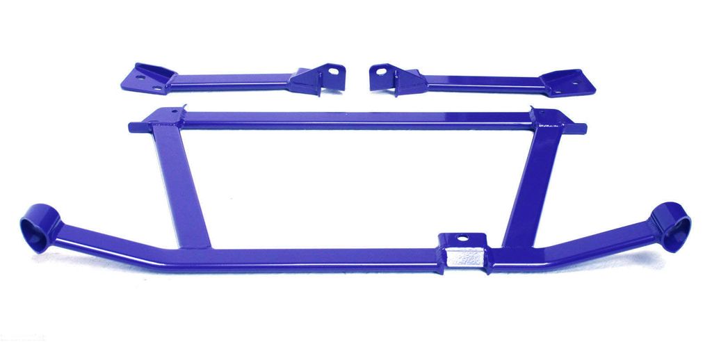 Image of M2 Motorsport H-Brace Blauw Aluminium Mitsubishi Lancer Evolution