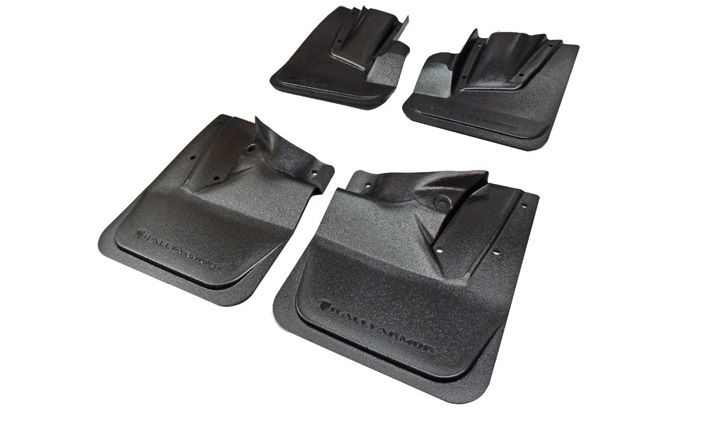 Image of Rally Armor Voor en Achter Spatlappen Zwart Subaru Impreza