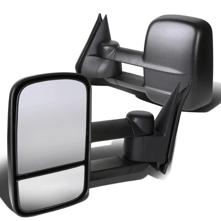 Image of SK-Import Zijspiegels Towing Handmatig Verstelbaar Zwart ABS Plastic Chevrolet,GMC,Cadillac