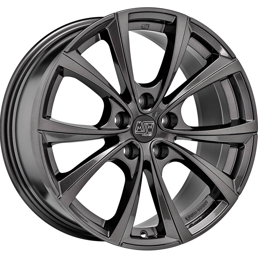 Image of MSW MSW 27 T Velgen 19 Inch 9.5J ET45 5x114.3 Gloss Dark Grey