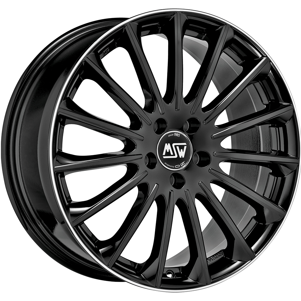Image of MSW MSW 30 Velgen 18 Inch 9J ET49 5x112 Gloss Black Machined