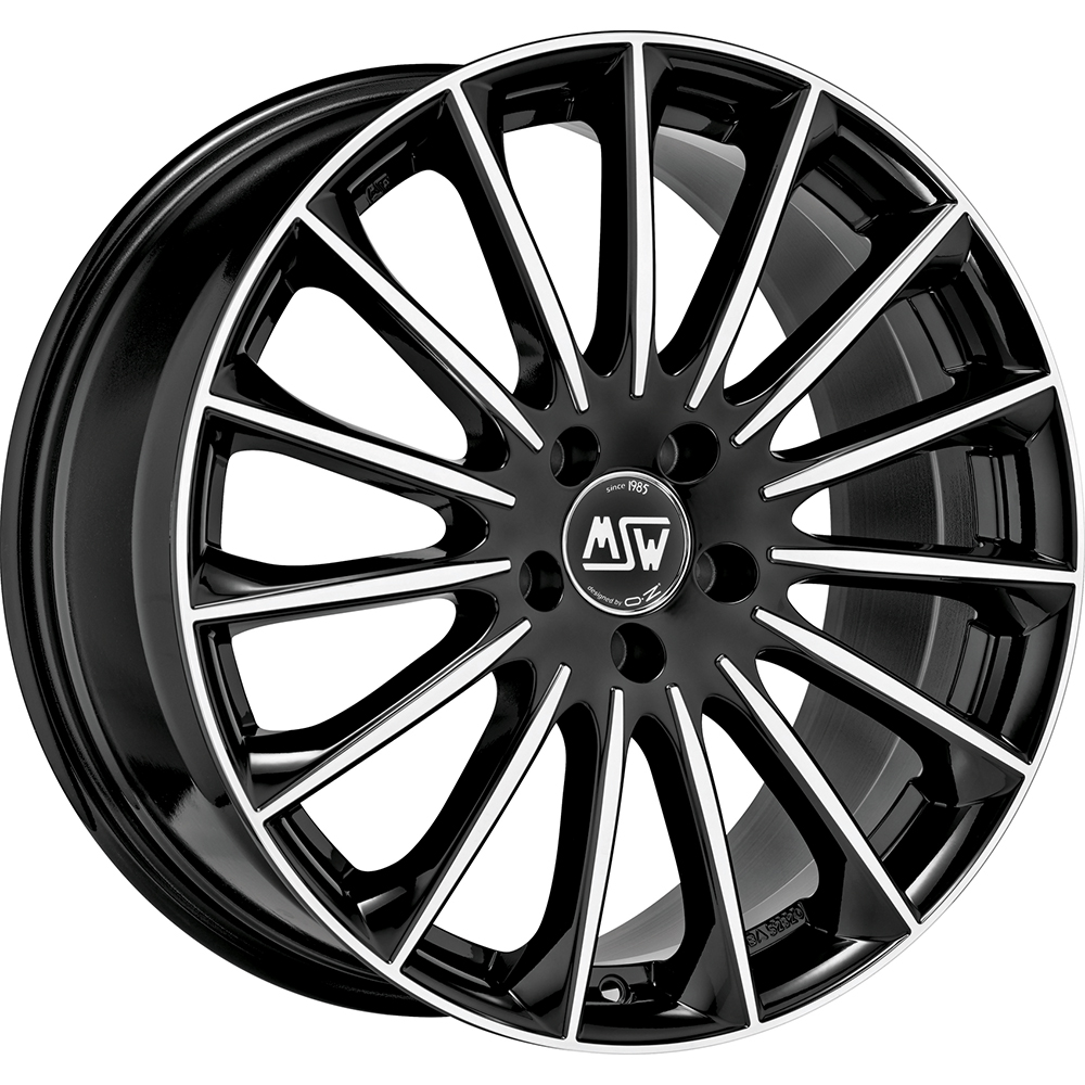 Image of MSW MSW 30 Velgen 19 Inch 8J ET38 5x112 Gloss Black Machined
