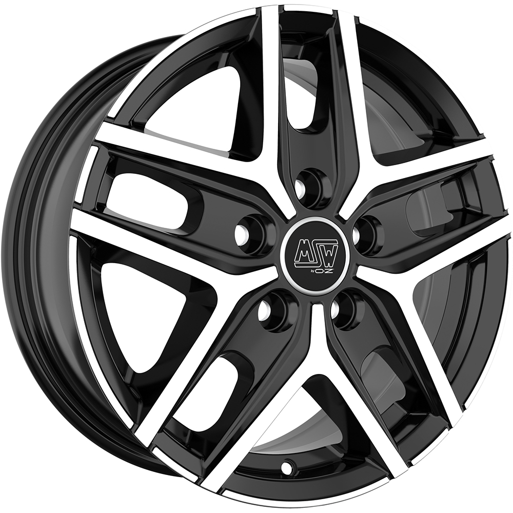 Image of MSW MSW 40 Van Velgen 16 Inch 6.5J ET65 5x118 Gloss Black Machined