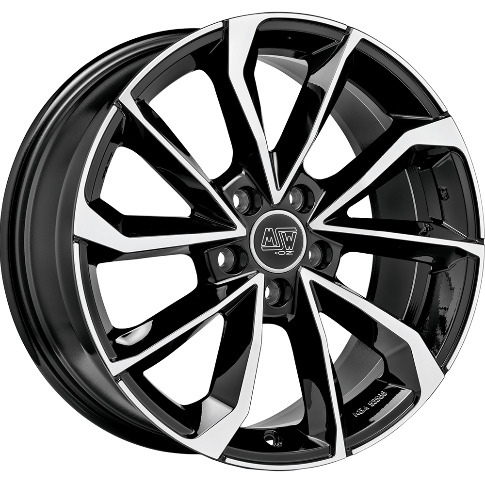 Image of MSW MSW 42 Velgen 18 Inch 8J ET42 5x108 Gloss Black Machined