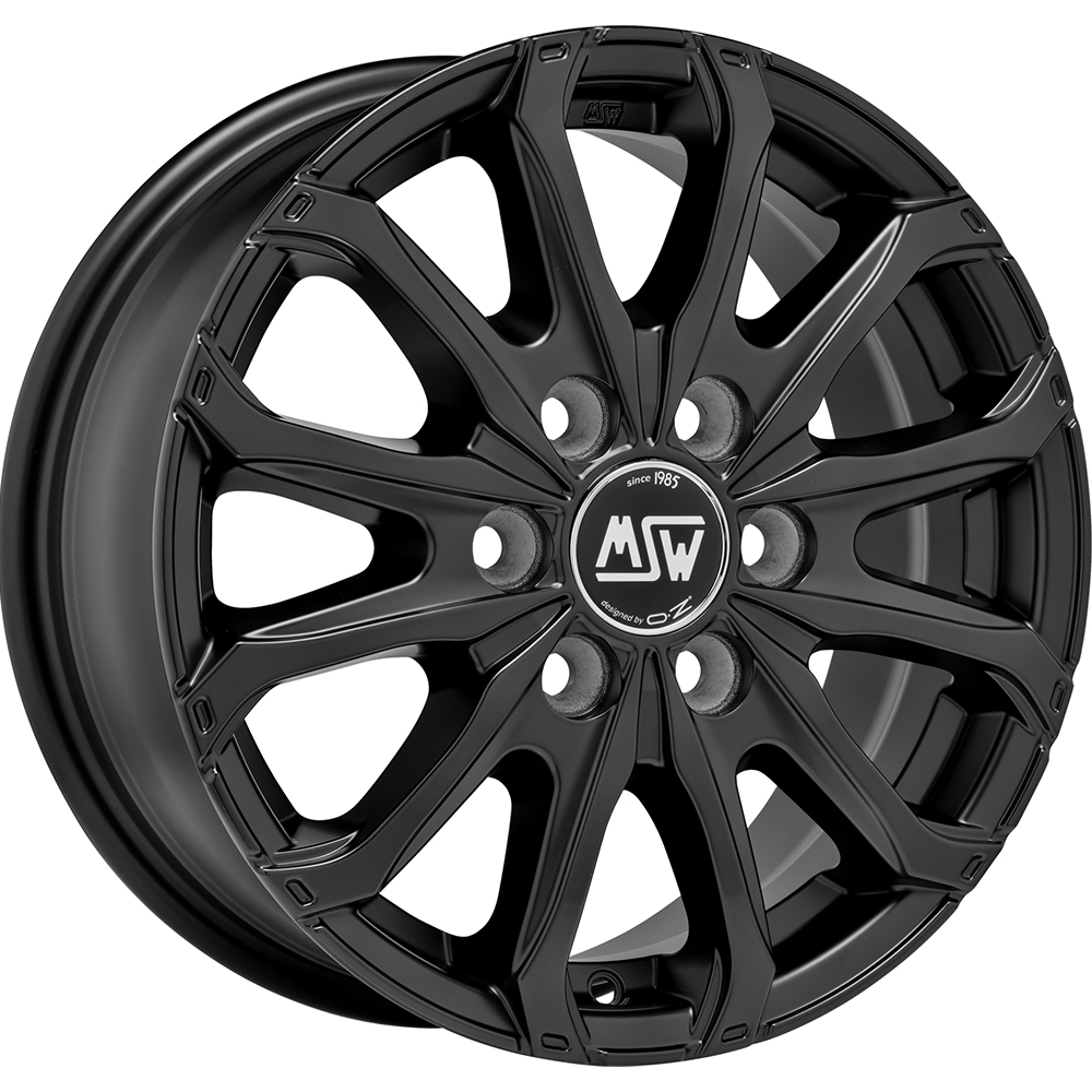 Image of MSW MSW 48 Van 6L Velgen 16 Inch 6.5J ET62 6x130 Flat Black