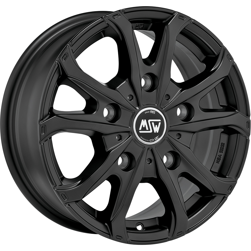 Image of MSW MSW 48 Van Velgen 17 Inch 7J ET66 5x130 Flat Black
