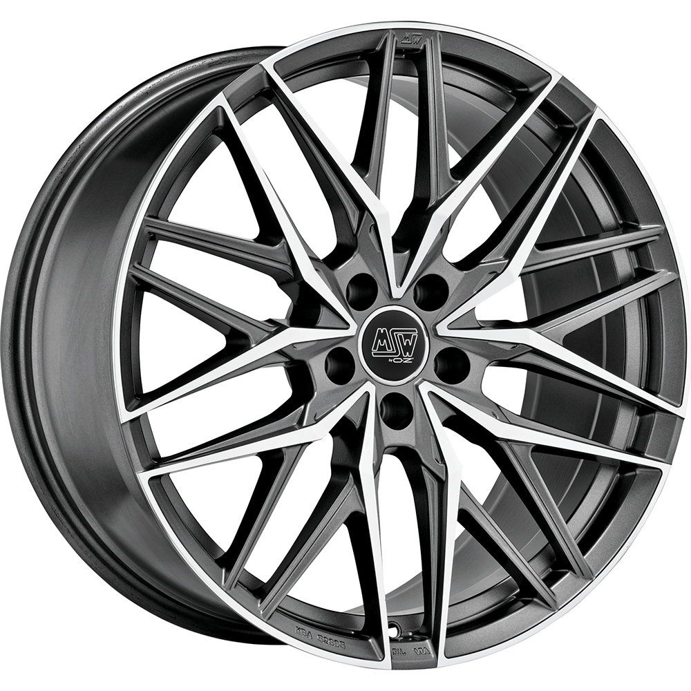Image of MSW MSW 50 Velgen 20 Inch 8.5J ET40 5x112 Polished Gun Metal