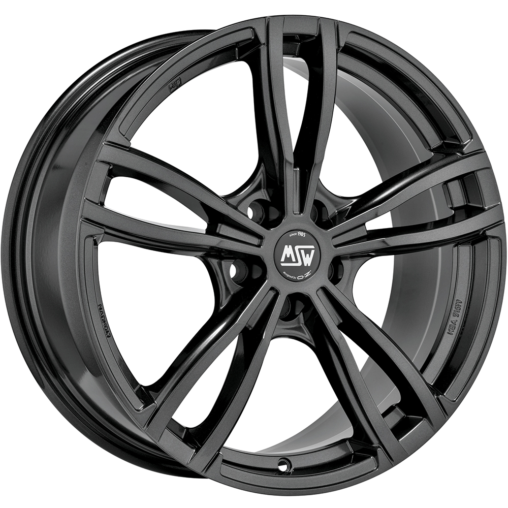 Image of MSW MSW 73 Velgen 18 Inch 8.5J ET40 5x114.3 Gloss Dark Grey
