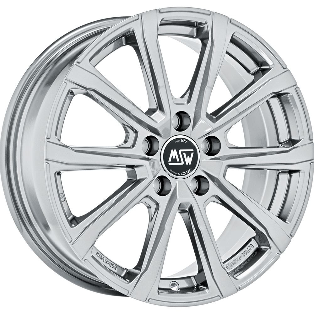 Image of MSW MSW 79 Velgen 16 Inch 6.5J ET45 5x108 Full Silver