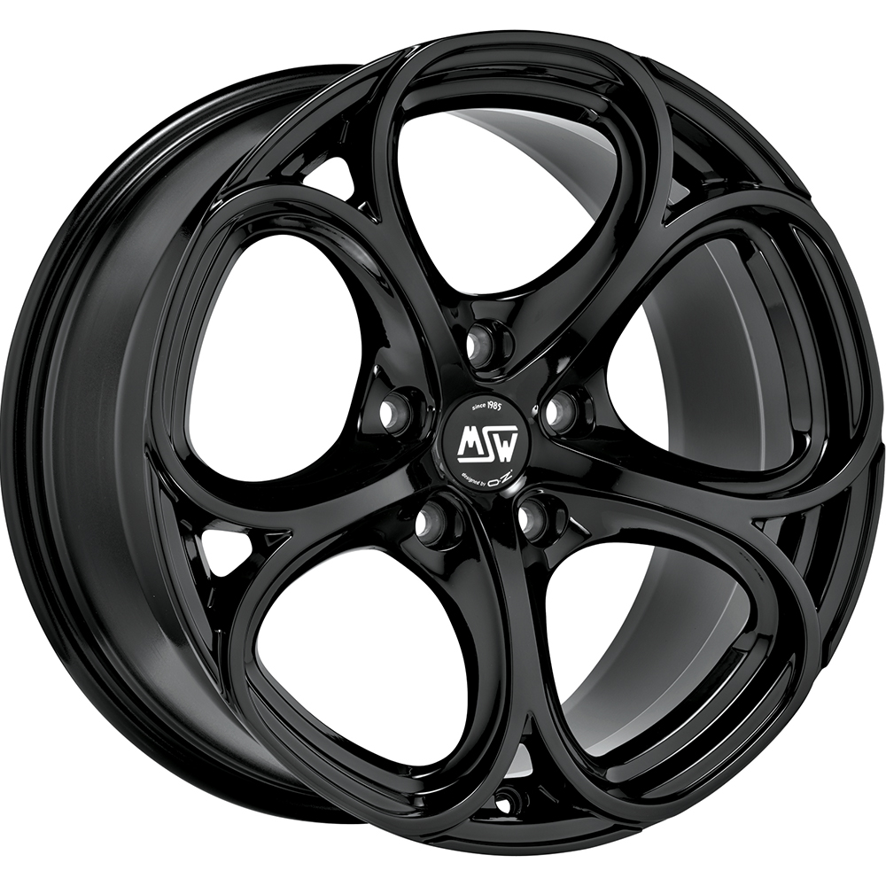 Image of MSW MSW 82 Velgen 19 Inch 8J ET42 5x110 Gloss Black