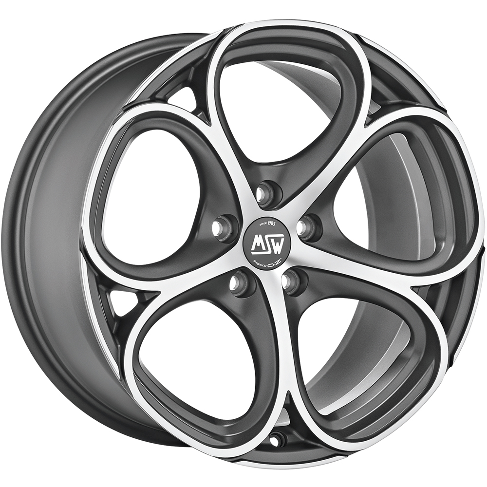 Image of MSW MSW 82 Velgen 18 Inch 8J ET50 5x108 Polished Gun Metal