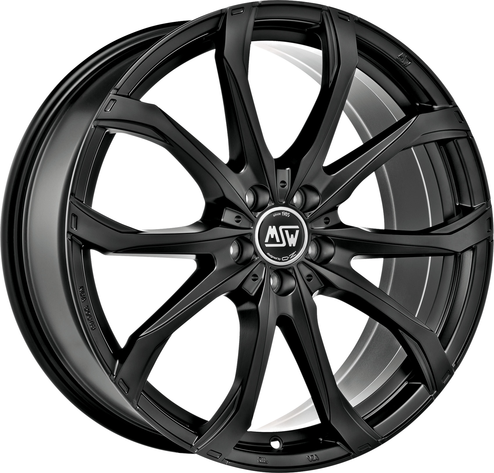 Image of MSW MSW 48 Velgen 19 Inch 9J ET50 5x112 Flat Black