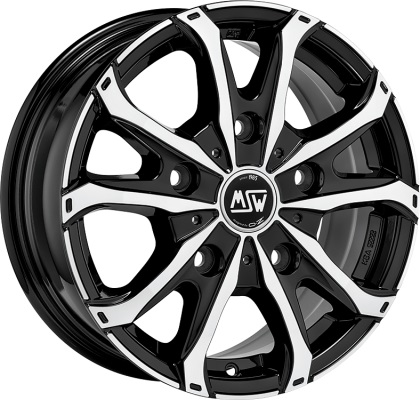 Image of MSW MSW 48 Van Velgen 18 Inch 7.5J ET53 5x120 Gloss Black/Polished