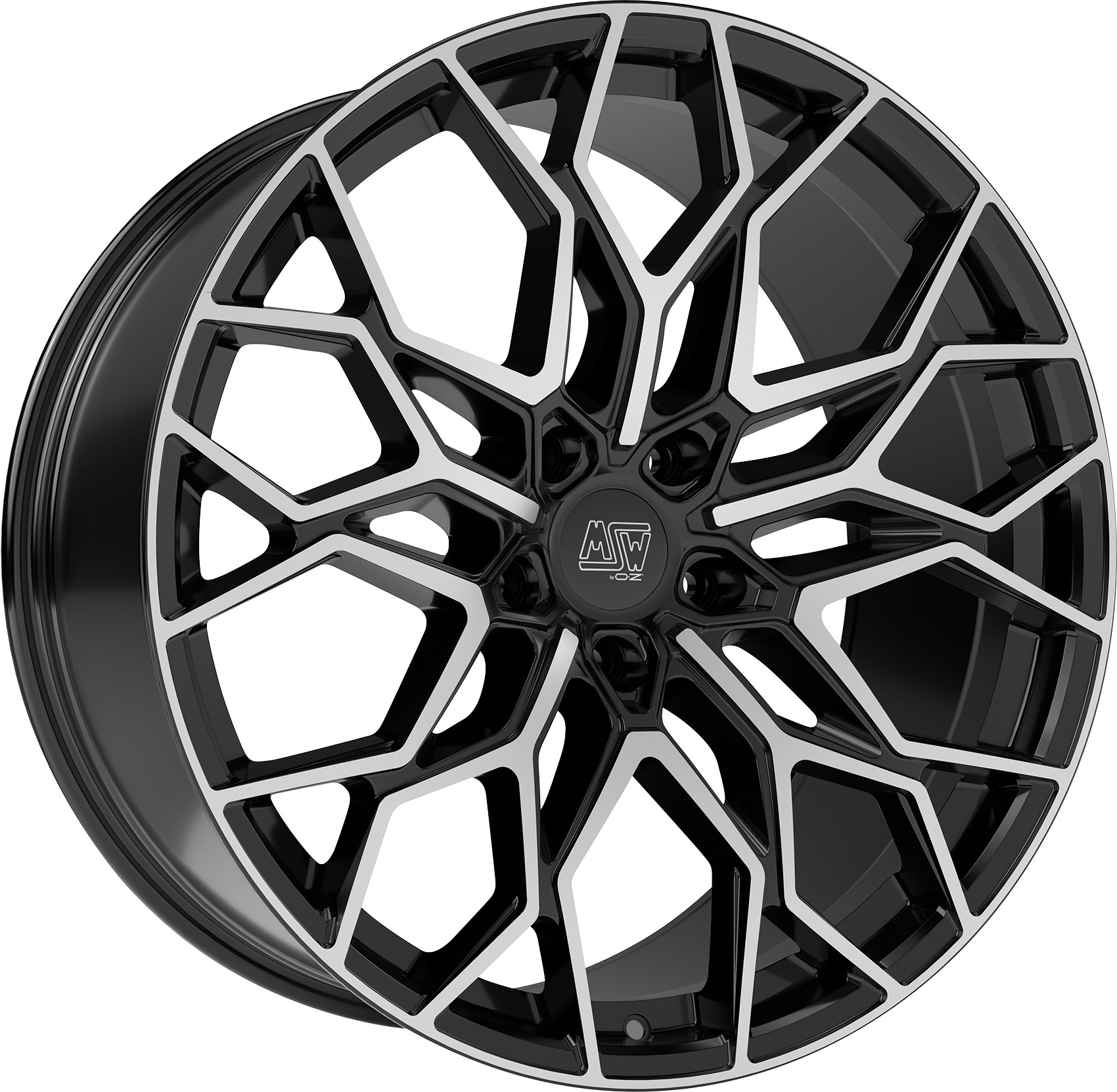 Image of MSW MSW 51 Velgen 21 Inch 10.5J ET47.1 5x130 Gloss Black/Polished