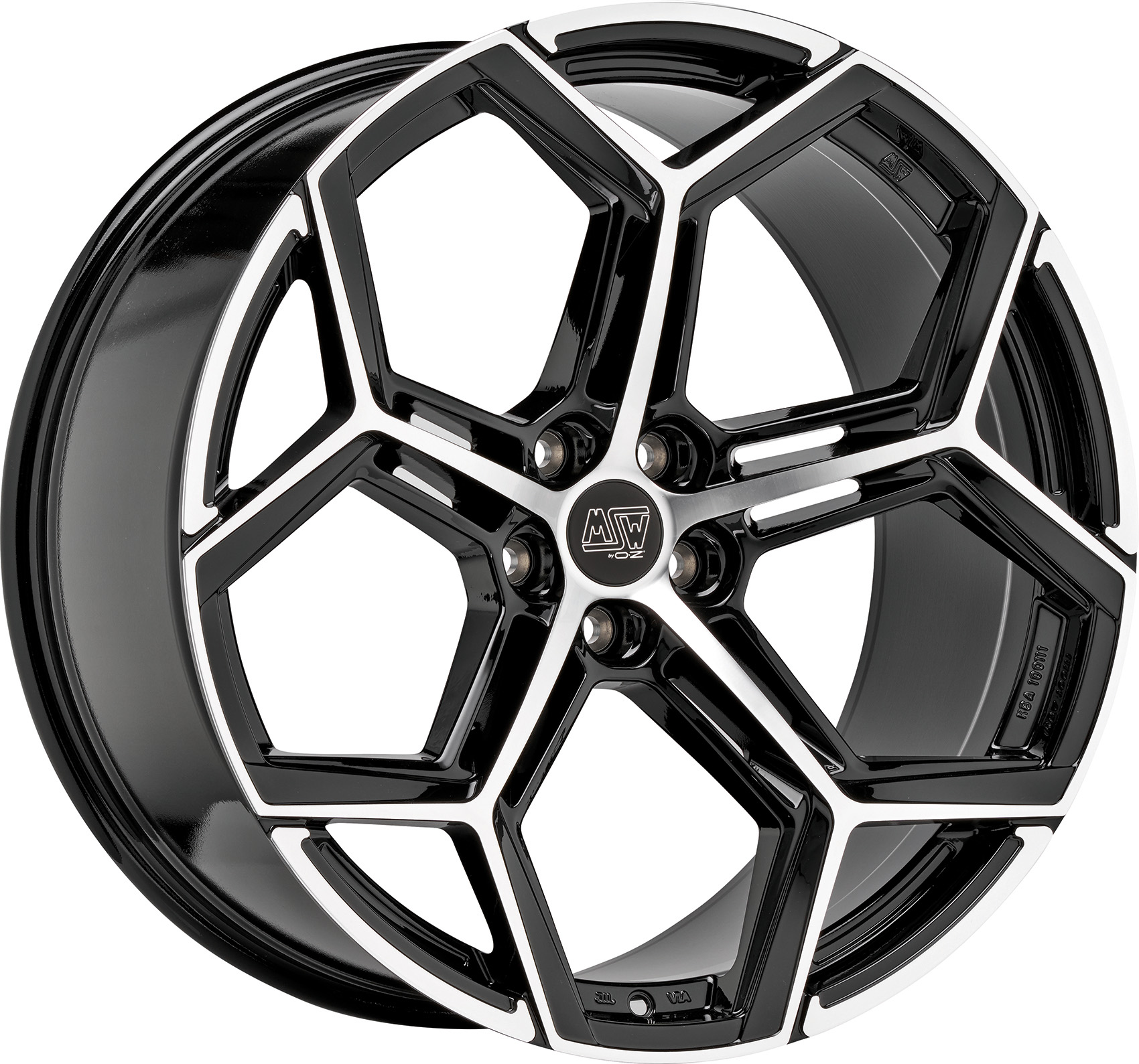 Image of MSW MSW 53 Velgen 20 Inch 9J ET20 5x112 Gloss Black/Polished