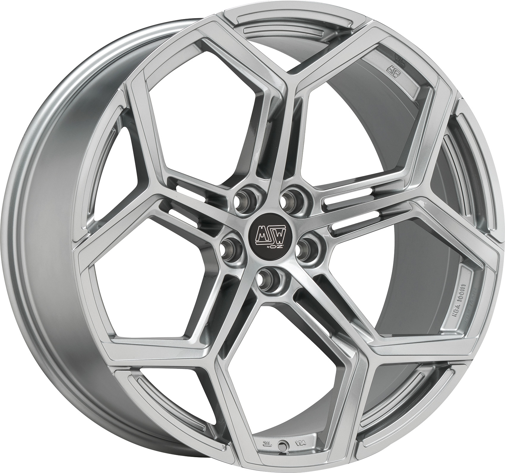 Image of MSW MSW 53 Velgen 22 Inch 10.5J ET19 5x112 Hyper Silver