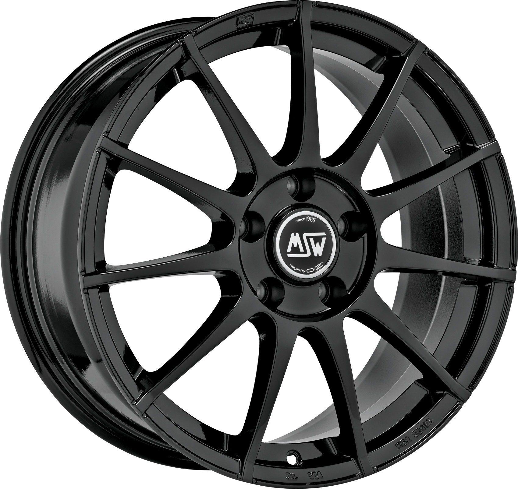 Image of MSW MSW 85 Velgen 19 Inch 8J ET27 5x112 Gloss Black