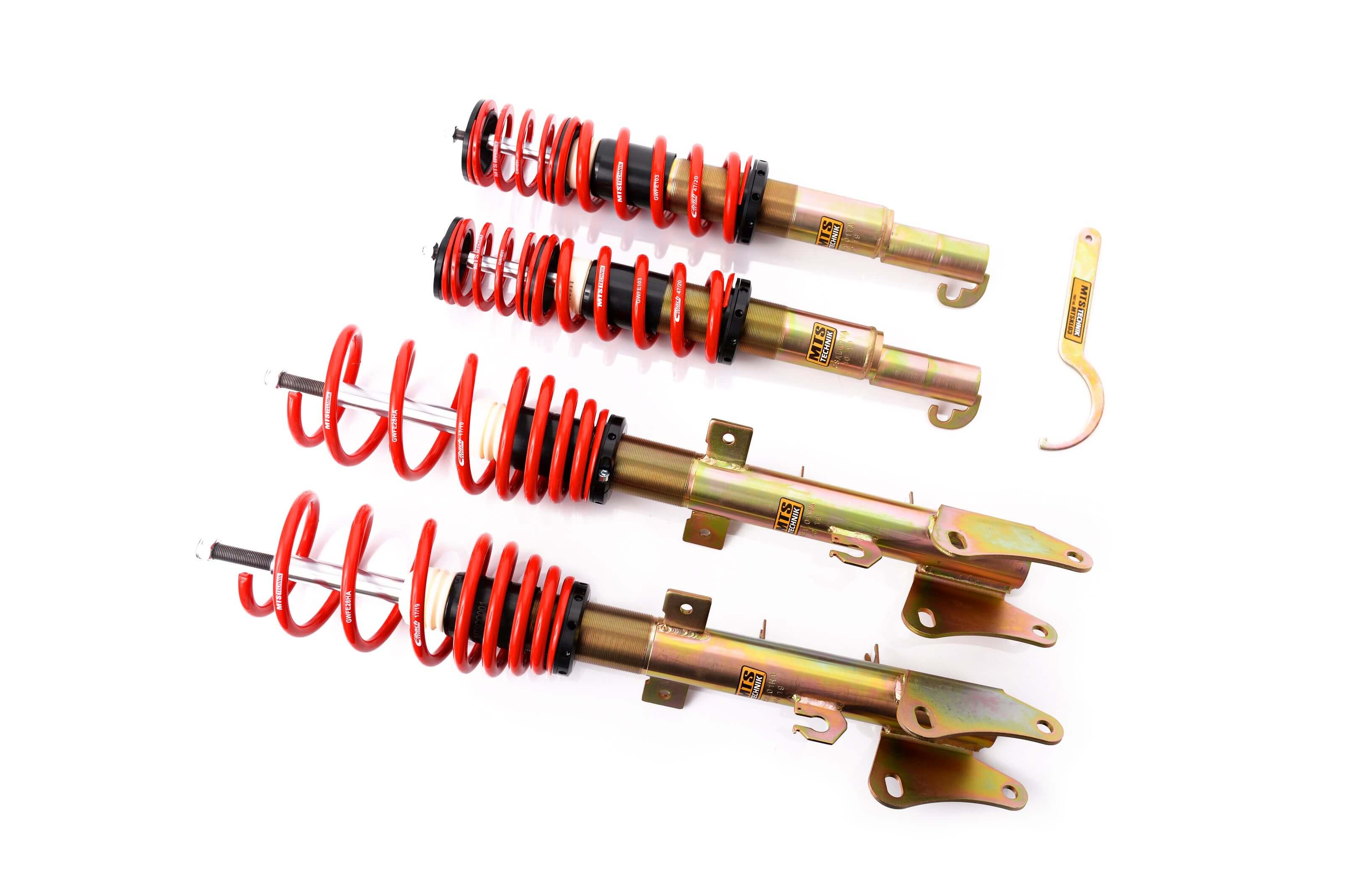 Image of MTS Technik Schroefset Street Zonder Top Mounts Alfa 147,156