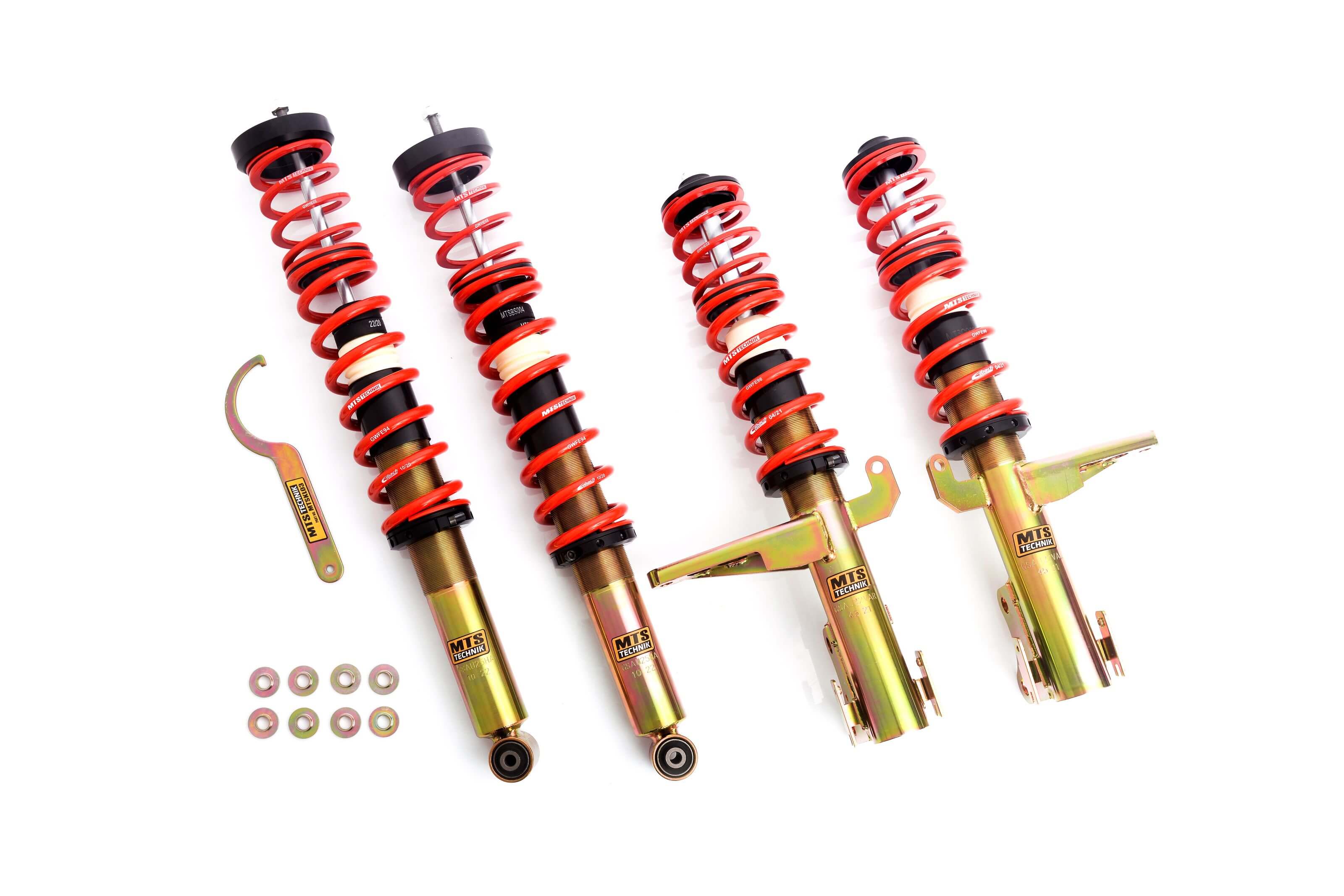 Image of MTS Technik Schroefset Street Zonder Top Mounts Audi 80, 90