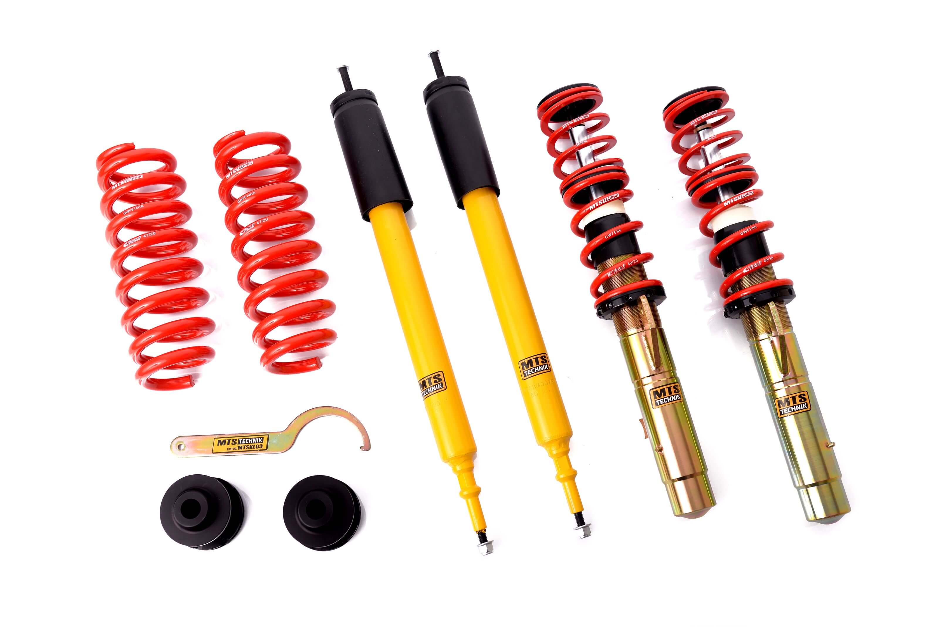 Image of MTS Technik Schroefset Street Zonder Top Mounts BMW 3-serie