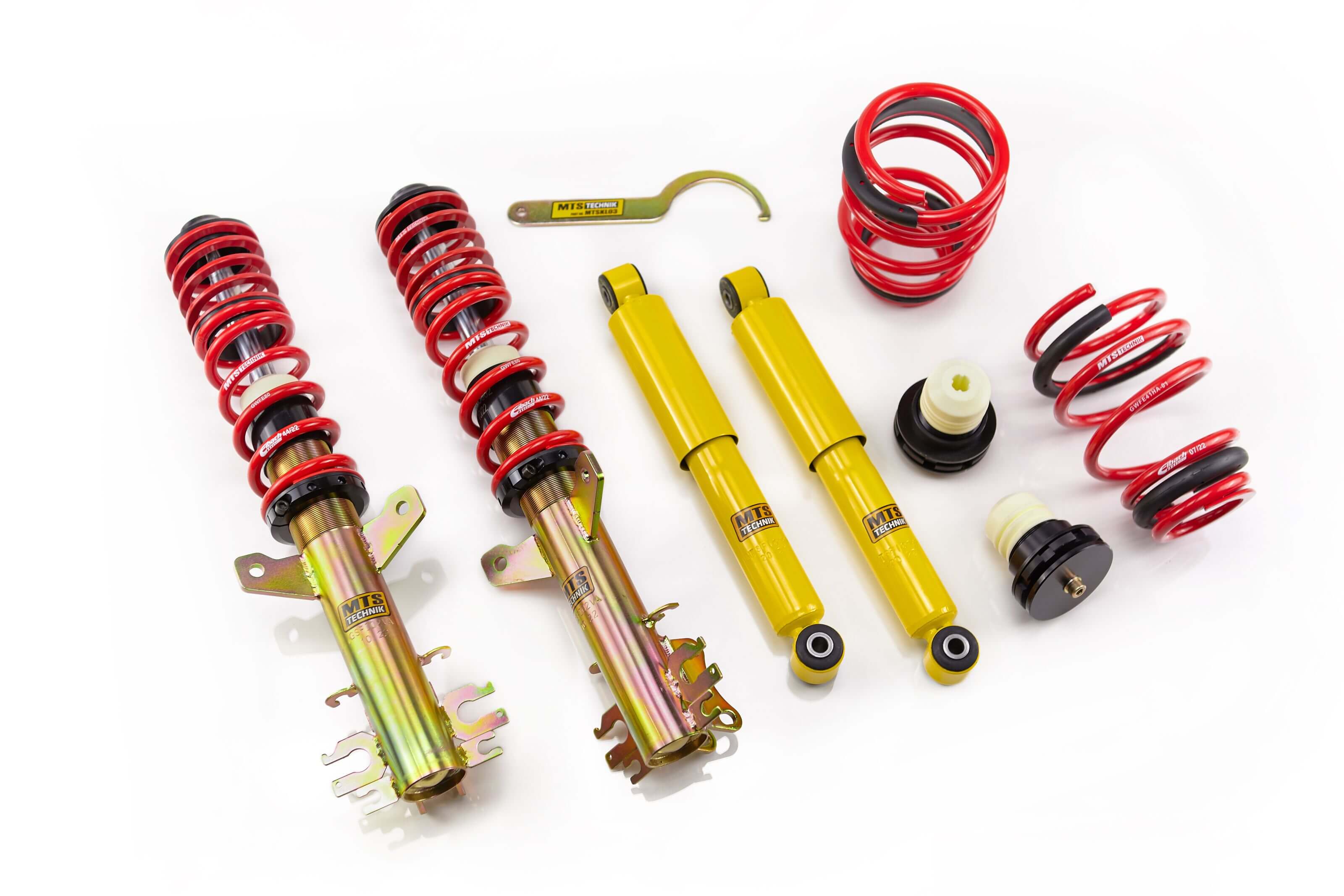 Image of MTS Technik Schroefset Street Zonder Top Mounts Ford,Fiat