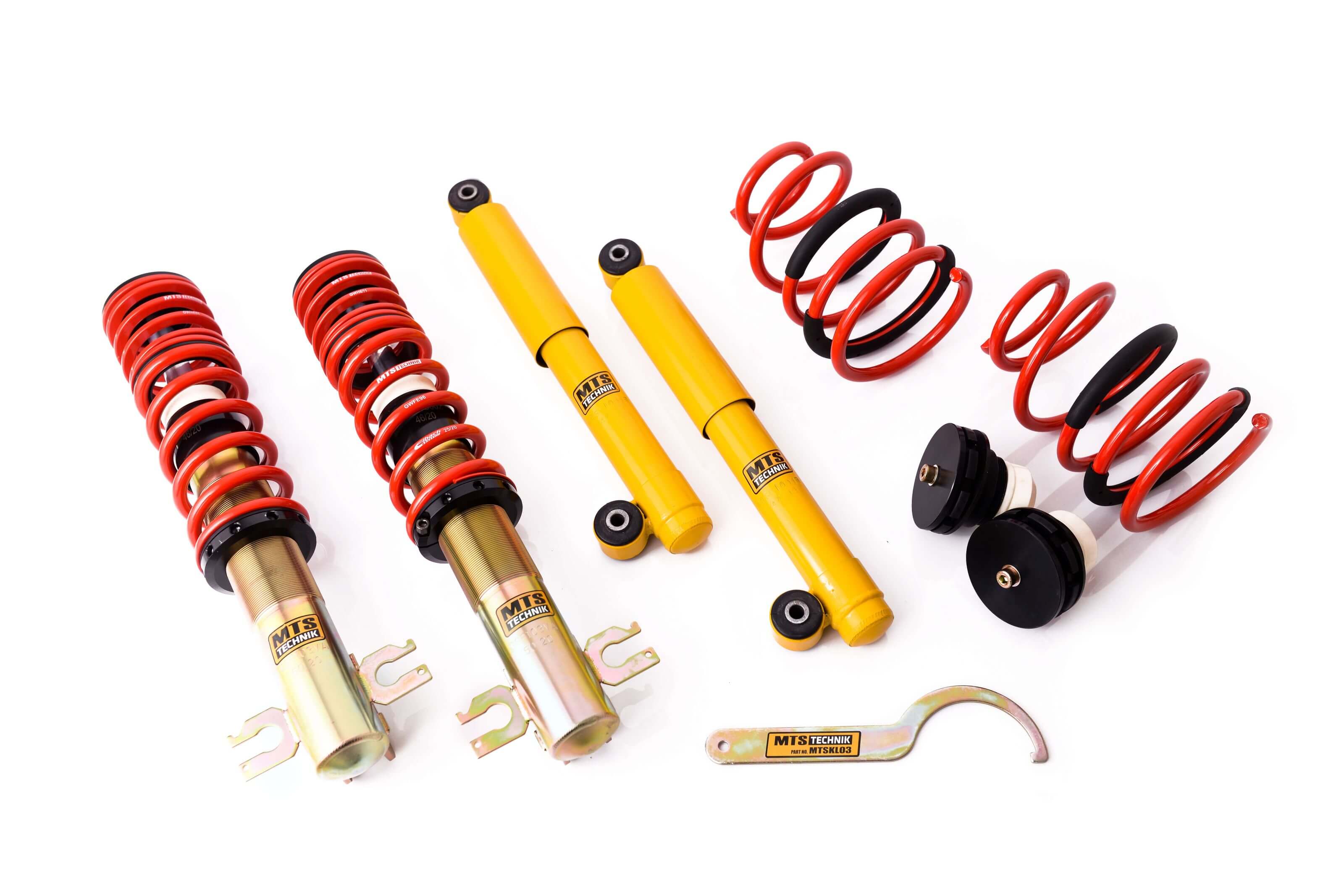 Image of MTS Technik Schroefset Street Zonder Top Mounts Fiat Cinquecento,Seicento