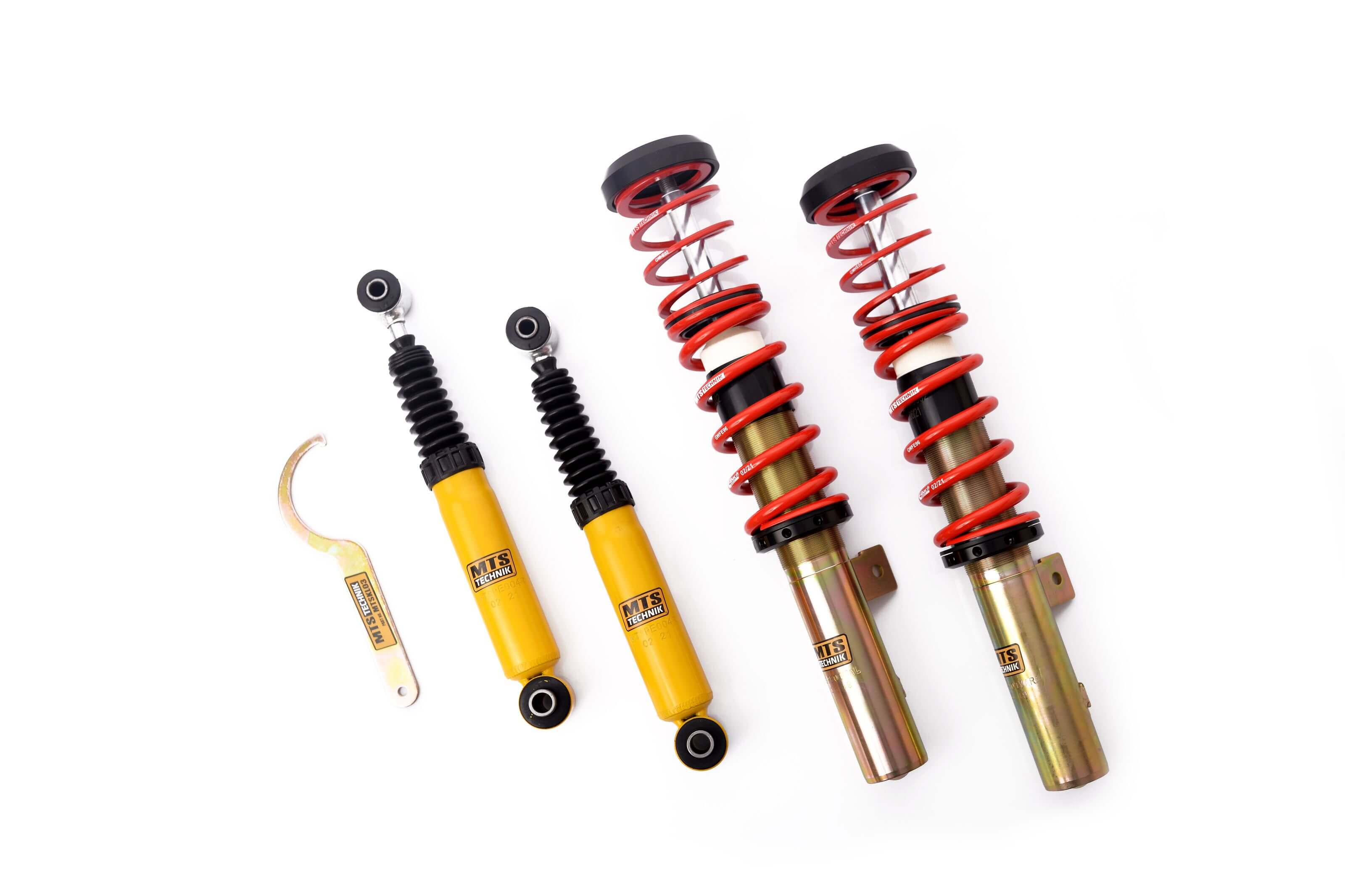 Image of MTS Technik Schroefset Street Zonder Top Mounts Peugeot 206