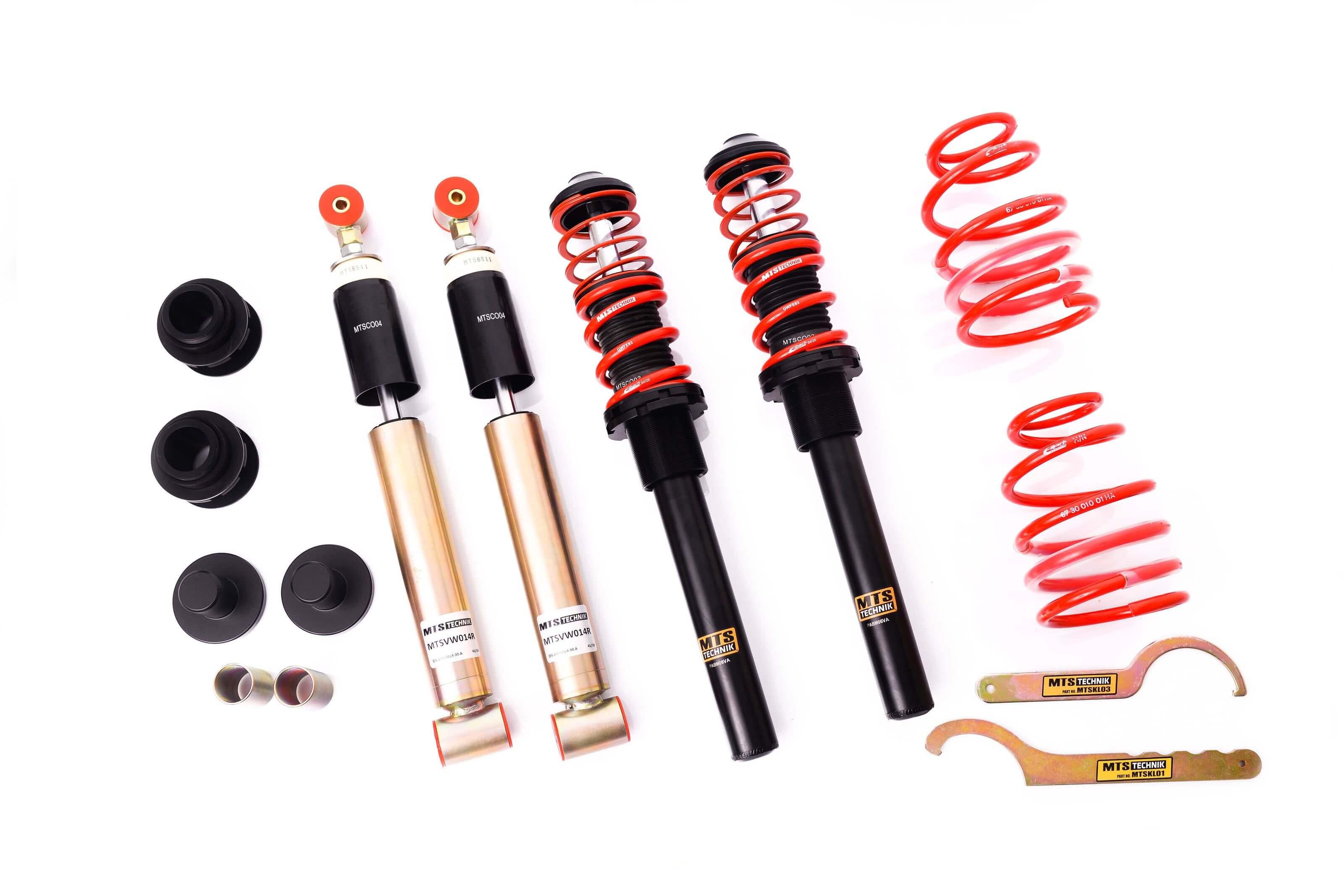 Image of MTS Technik Schroefset Street Zonder Top Mounts Volkswagen Passat