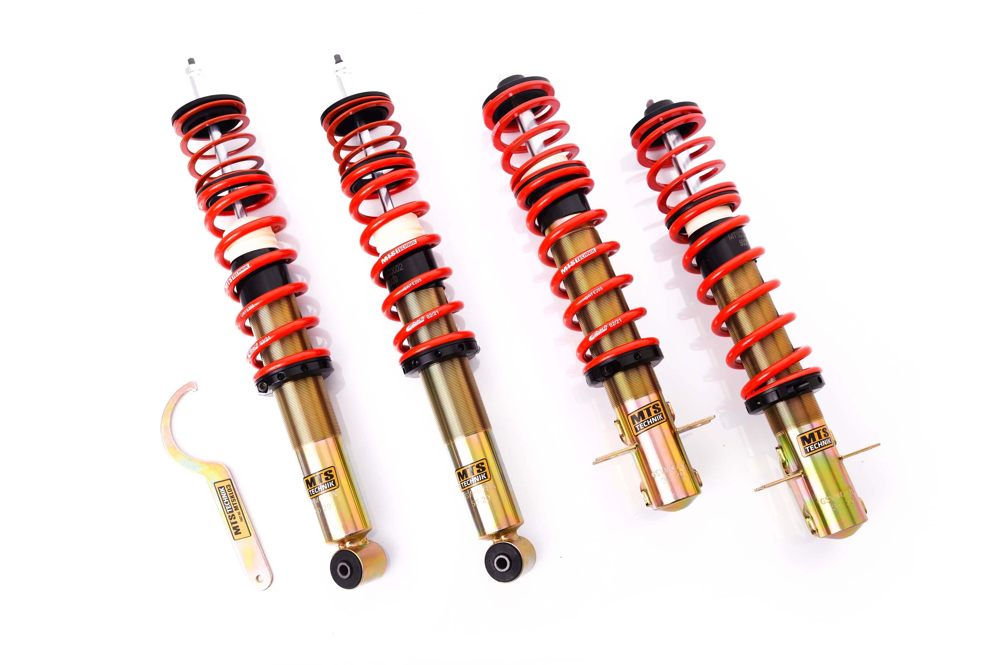 Image of MTS Technik Schroefset Street Zonder Top Mounts Volkswagen Golf,Jetta,Scirocco