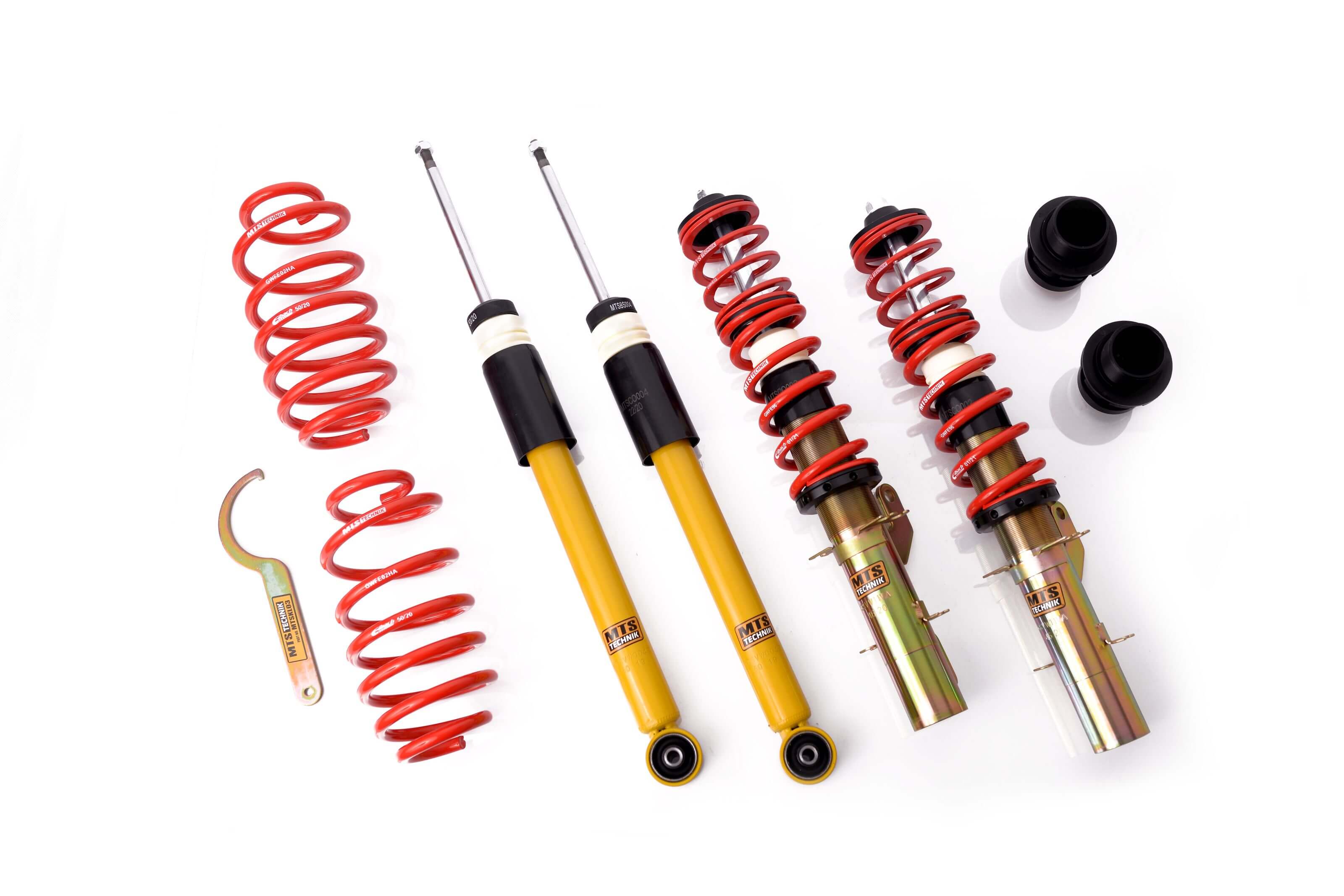 Image of MTS Technik Schroefset Street Zonder Top Mounts Volkswagen, Seat, Skoda