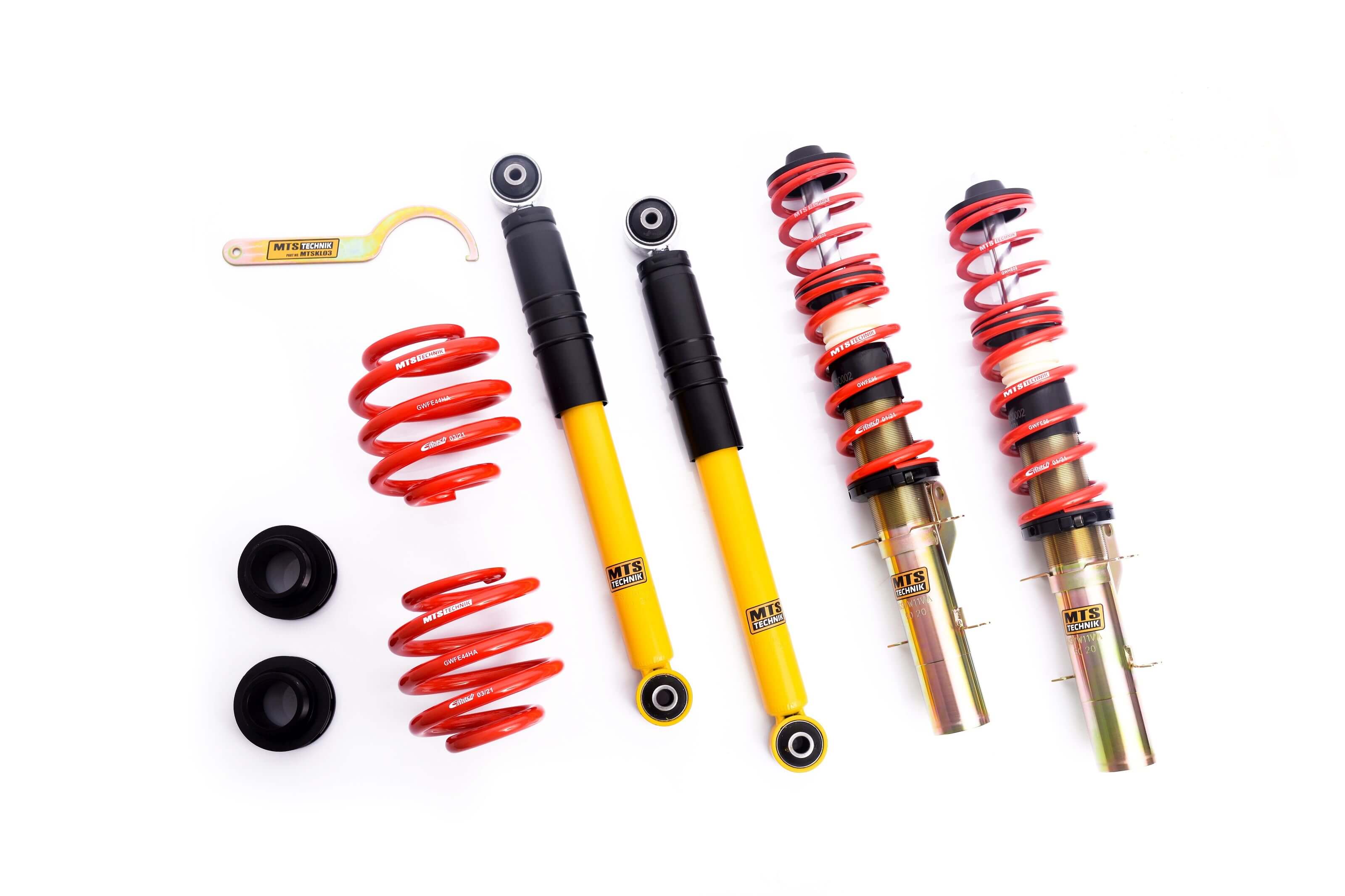 Image of MTS Technik Schroefset Street Zonder Top Mounts Audi,Seat,Volkswagen