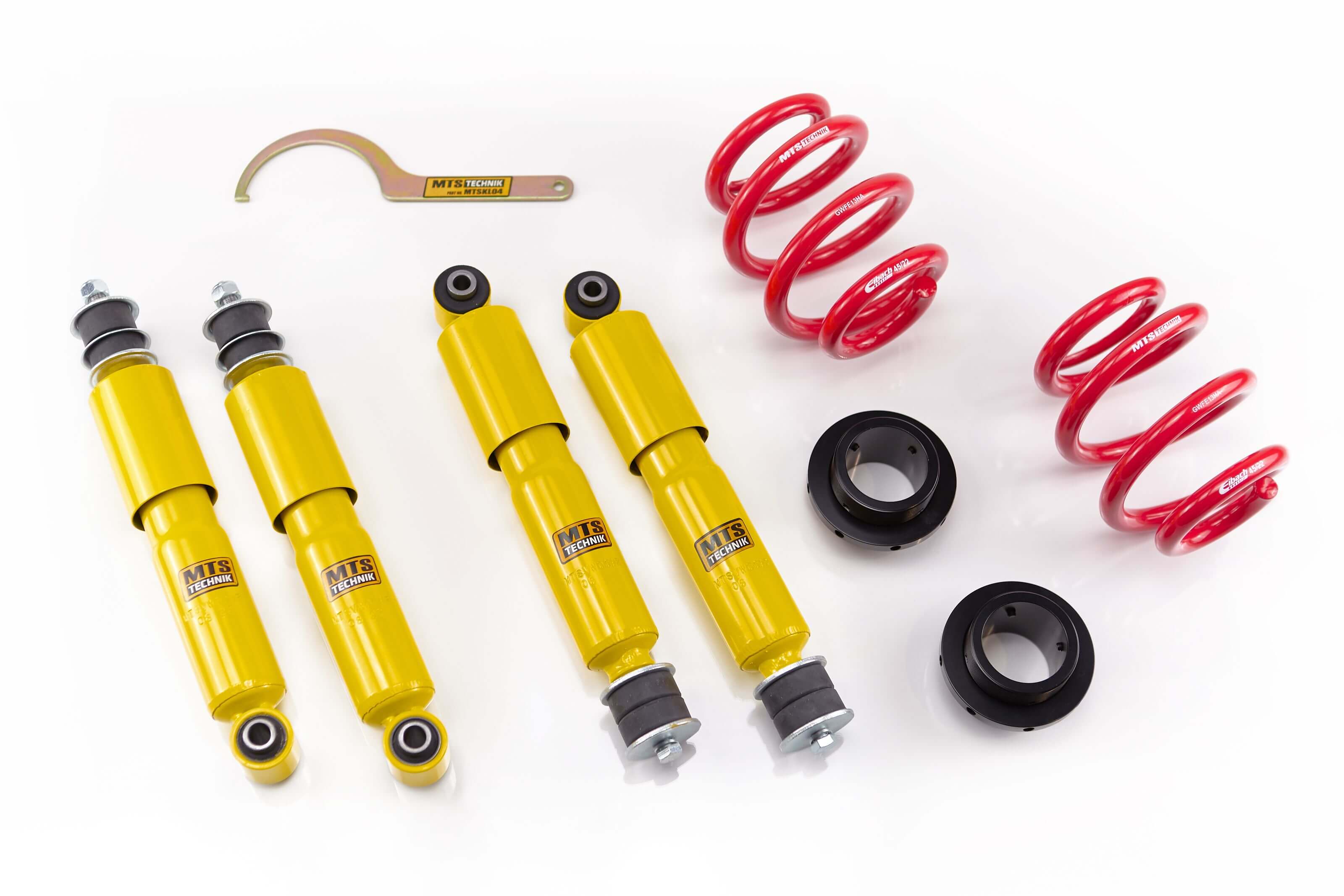Image of MTS Technik Schroefset Street Zonder Top Mounts Volkswagen Transporter