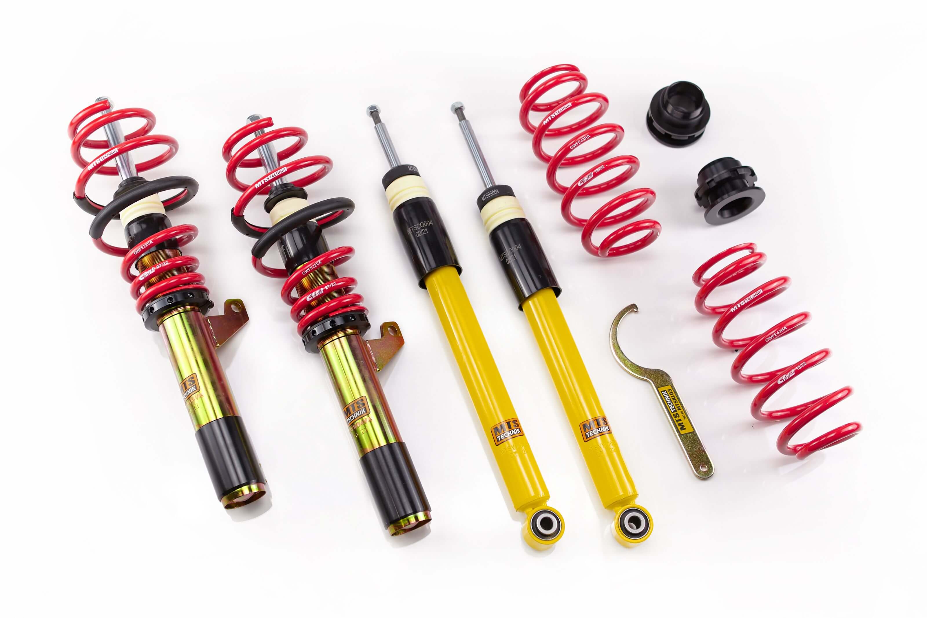 Image of MTS Technik Schroefset Street Zonder Top Mounts Audi,Seat,Volkswagen