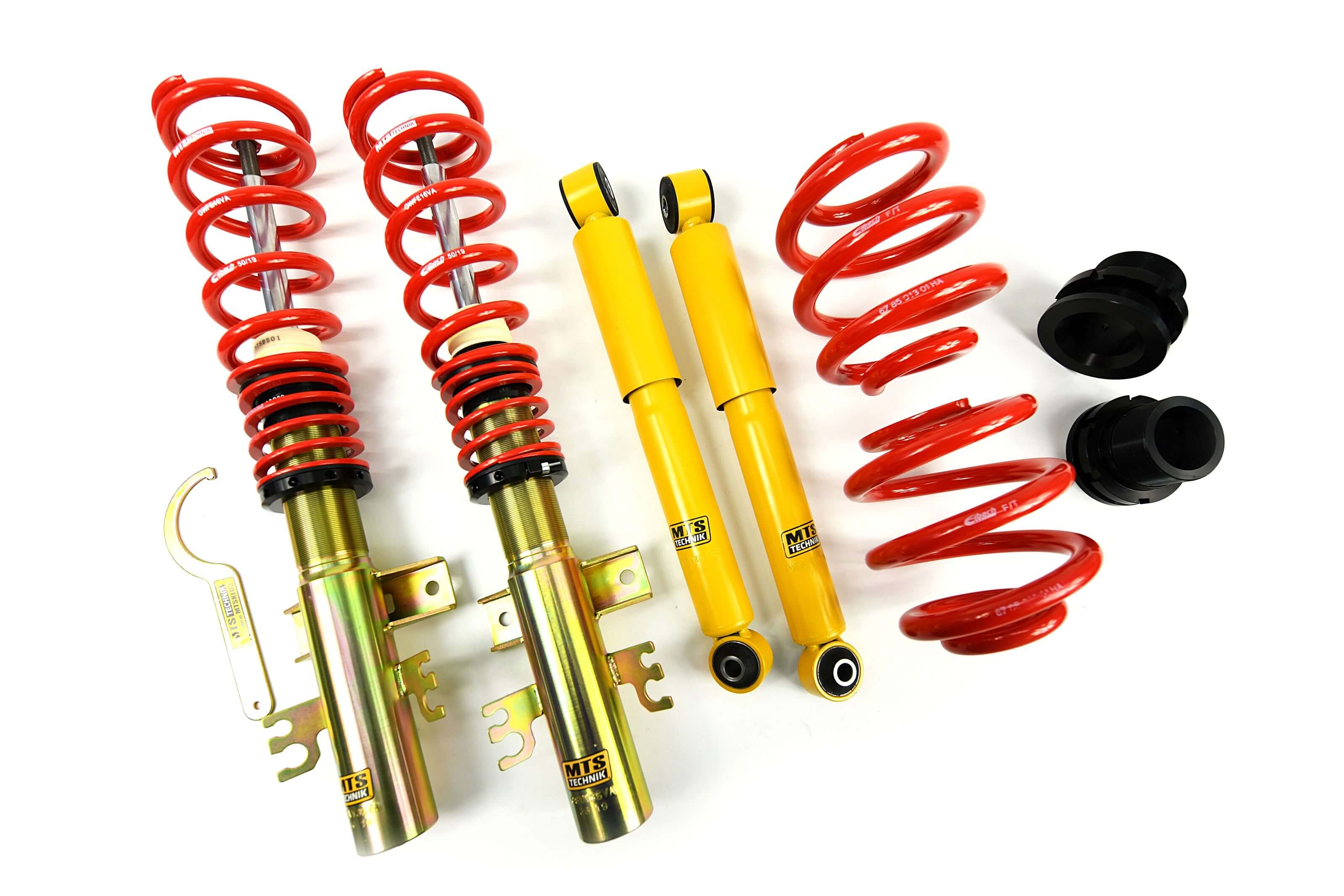 Image of MTS Technik Schroefset Street Zonder Top Mounts Volkswagen Transporter